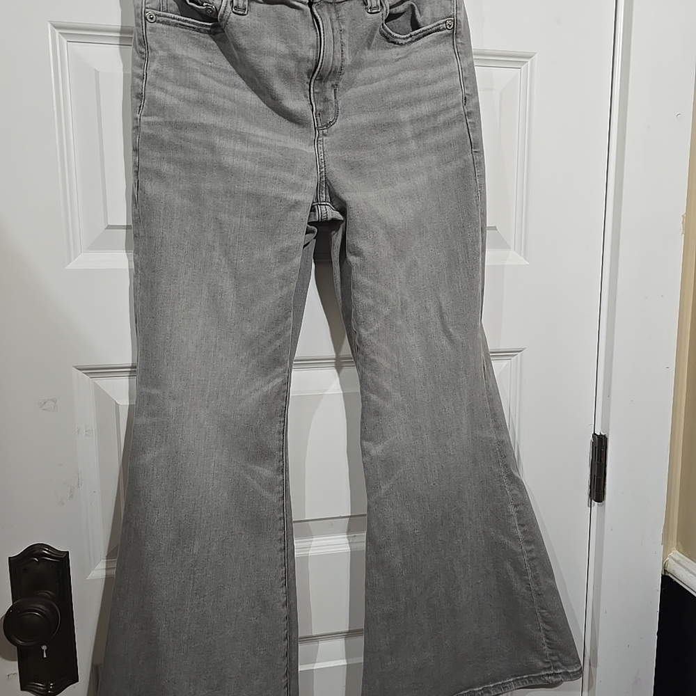 American Eagle Outfitters Real Good Upcycled Ne(x)t Level Grey Wash Sz 8 X Short